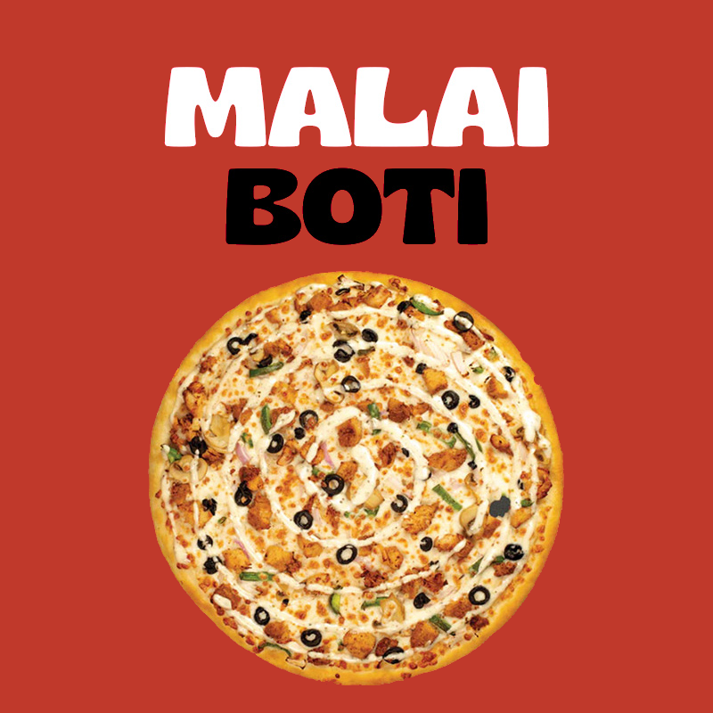 Malai Boti Signature Pizza