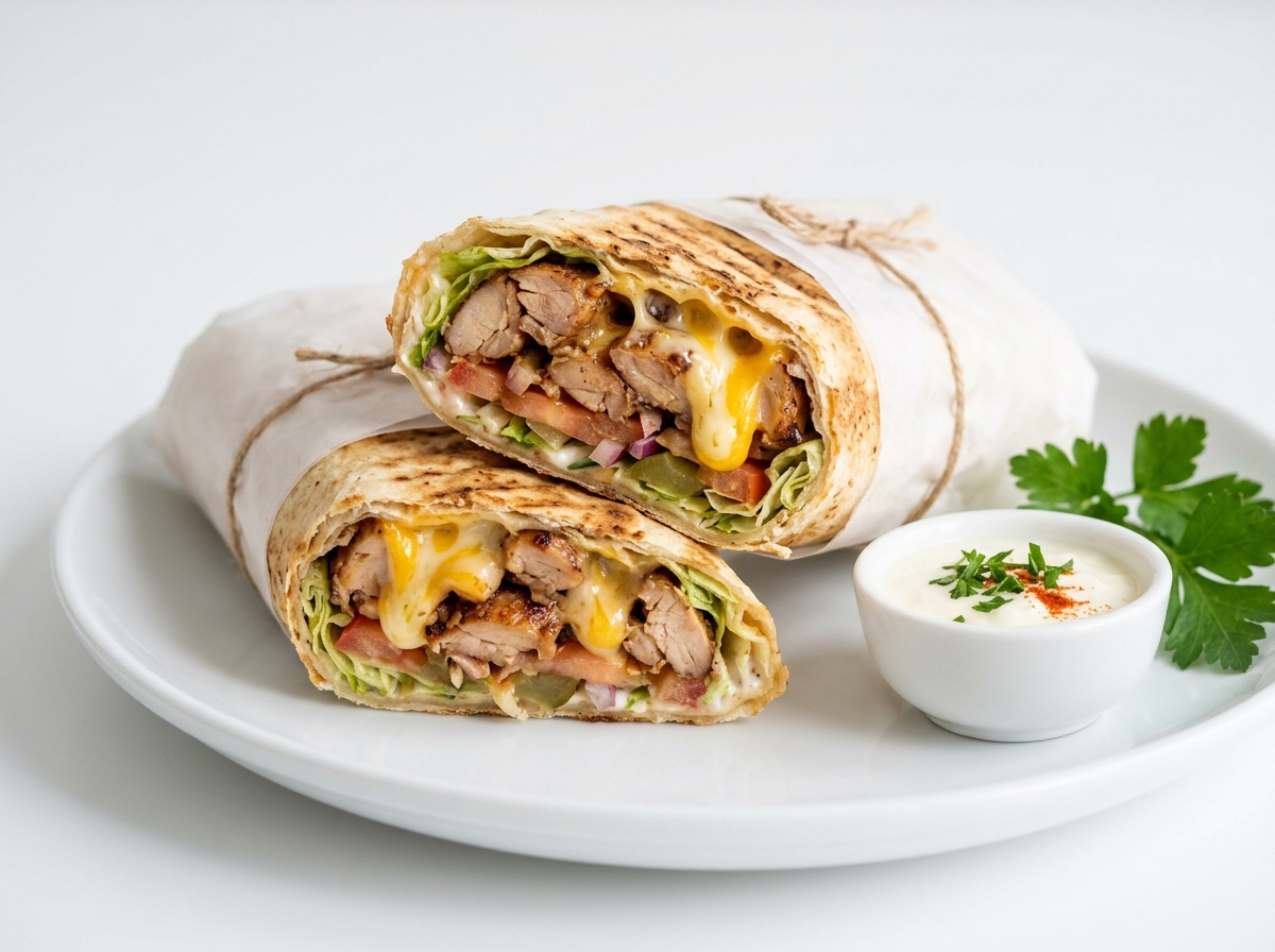 Chicken Cheese Shawarma