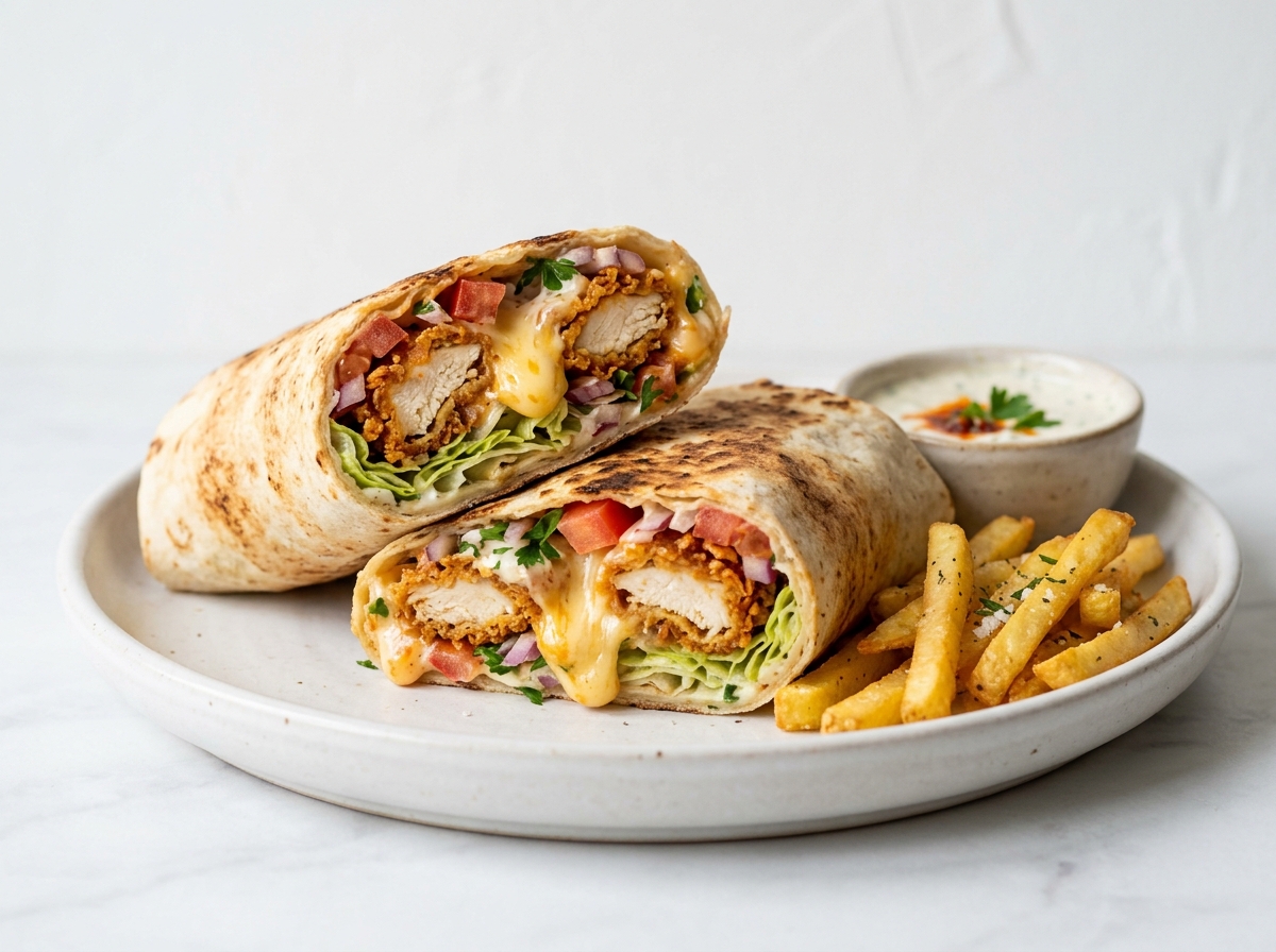 Zinger Cheese Shawarma